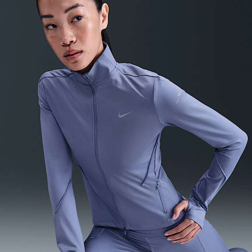 NIKE スウィフト — ウィメンズ Dri-FIT フルジップ ミッドレイヤー ランニングトップ - Image 3