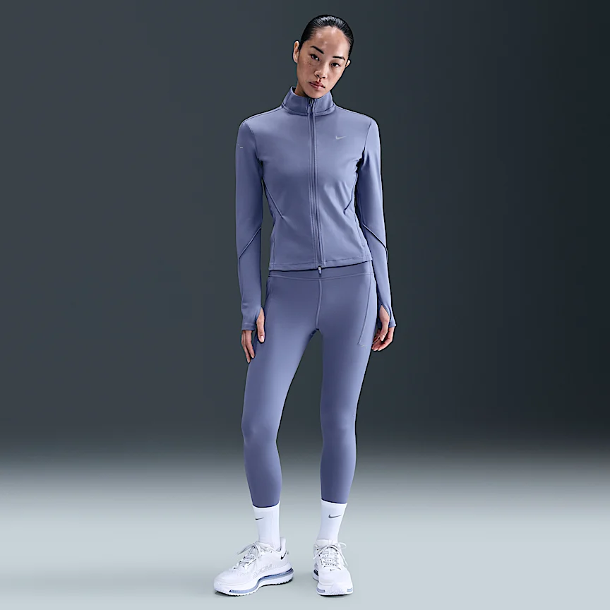 NIKE スウィフト — ウィメンズ Dri-FIT フルジップ ミッドレイヤー ランニングトップ - Image 4