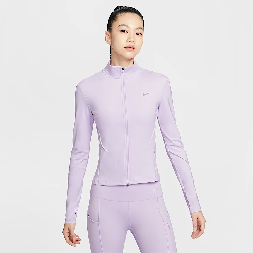 NIKE スウィフト — ウィメンズ Dri-FIT フルジップ ミッドレイヤー ランニングトップ