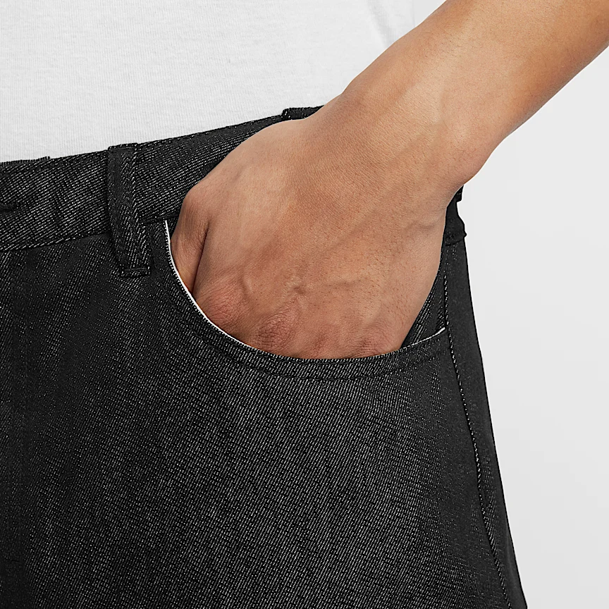 NIKE SB — メンズ ルーズ デニム スケートボードパンツ - Image 4