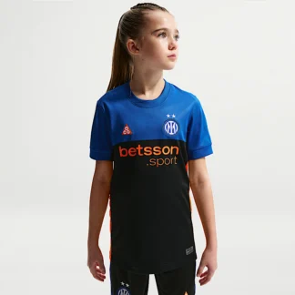 NIKE インテルミラノ 2026 スタジアム SE — ジュニア ナイキ ACG Dri-FIT サッカー レプリカ ユニフォーム トップス
