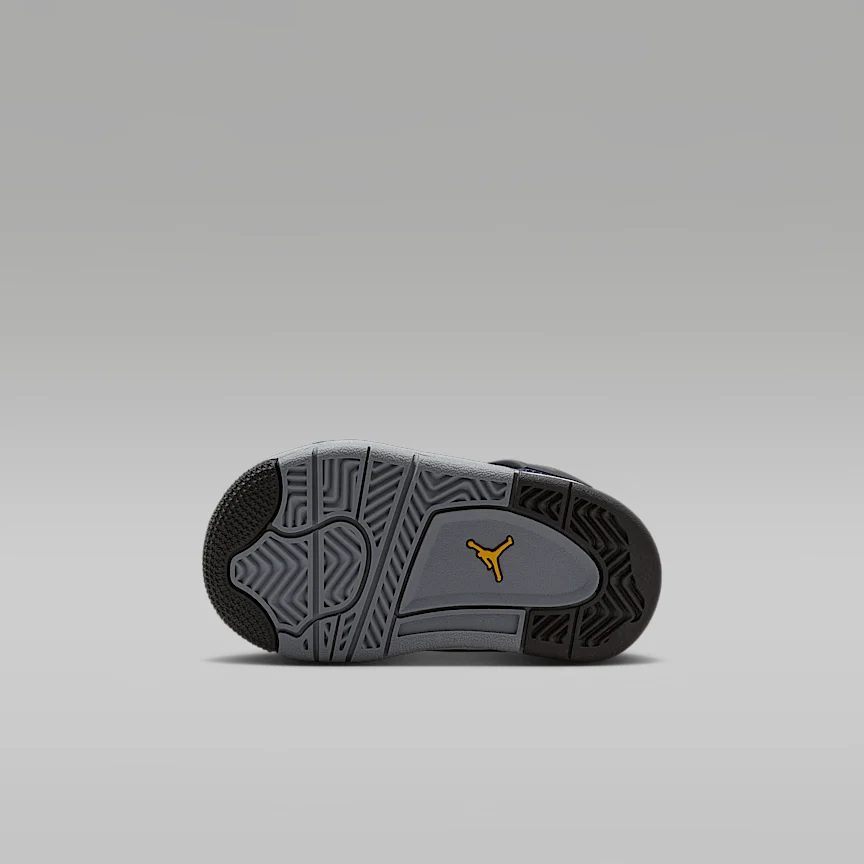 NIKE ジョーダン 4 レトロ "Imperial Purple" — ベビーシューズ - Image 2