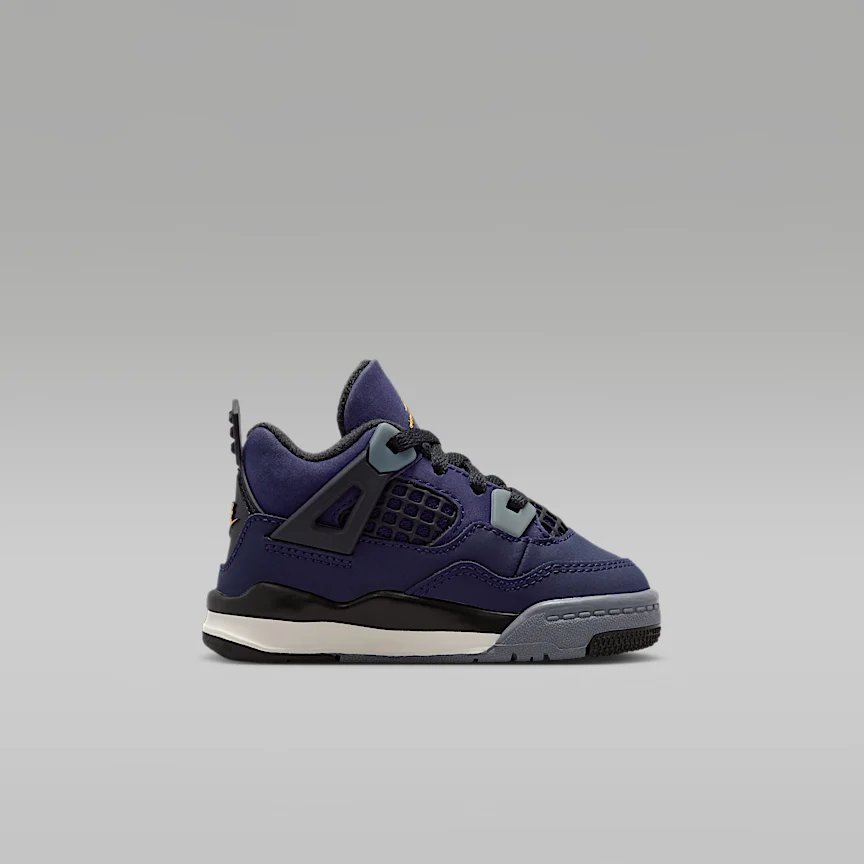 NIKE ジョーダン 4 レトロ "Imperial Purple" — ベビーシューズ - Image 3