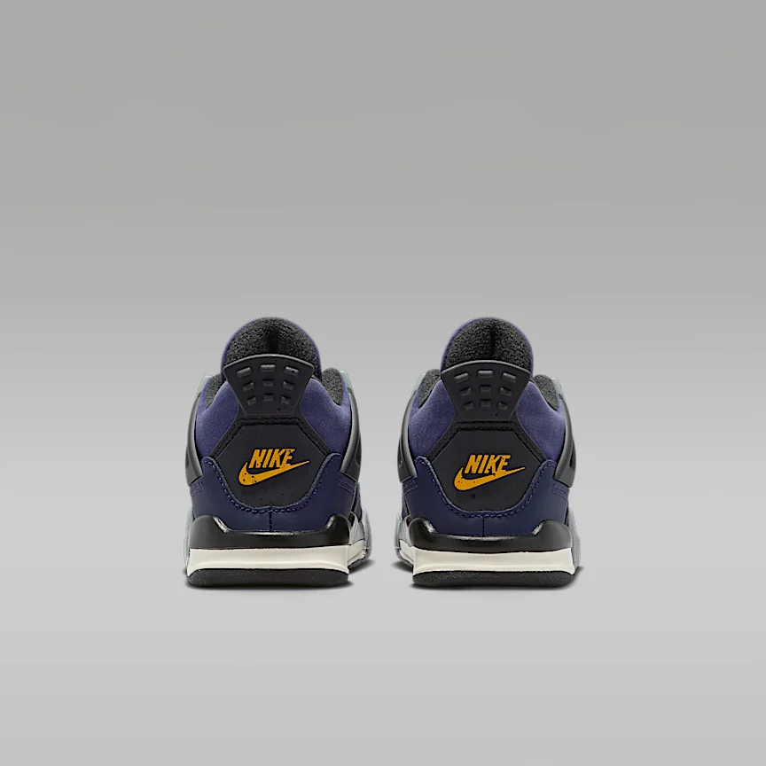 NIKE ジョーダン 4 レトロ "Imperial Purple" — ベビーシューズ - Image 6