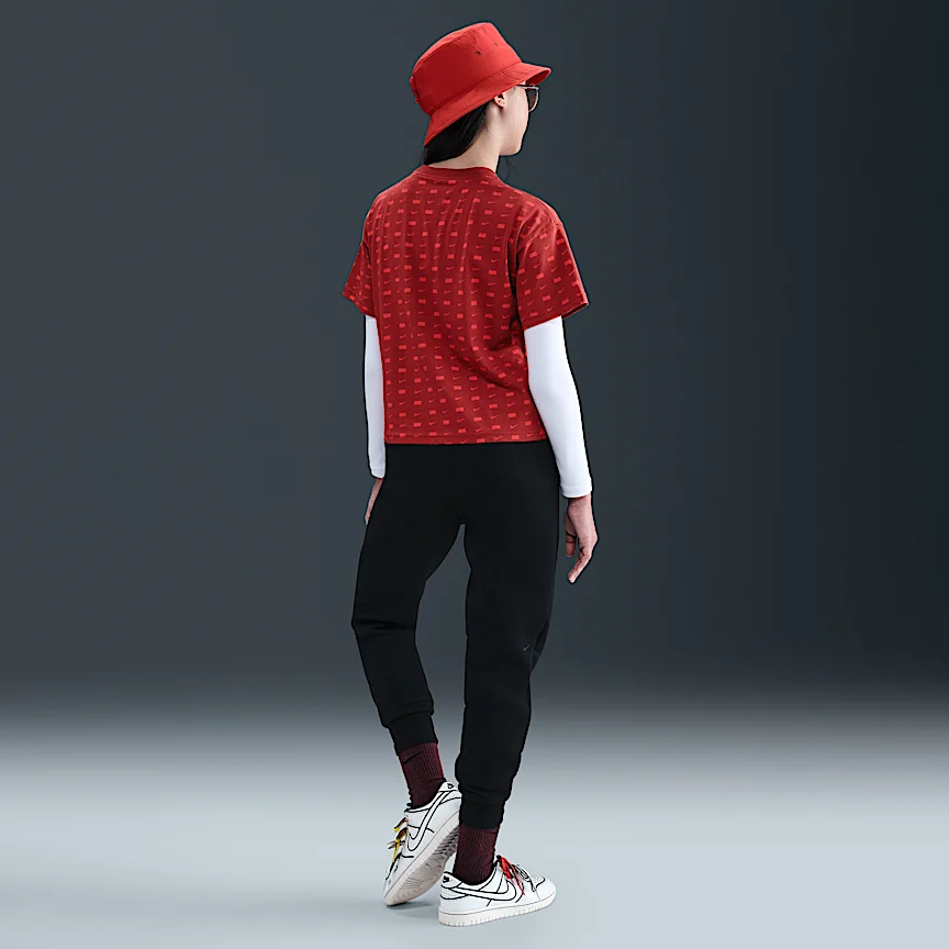 NIKE x LEGO® Collection — Girls' Cropped T-Shirt - Image 5