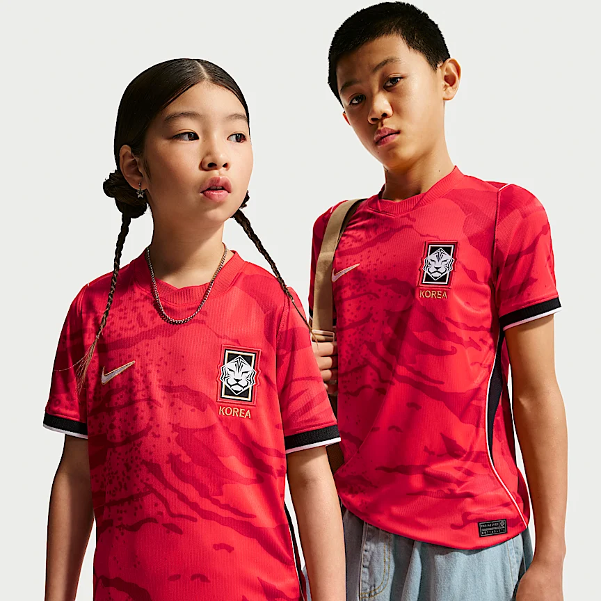 NIKE Korea National Team 2026 Stadium Home — Junior Nike Dri-FIT SoccerUniformTops