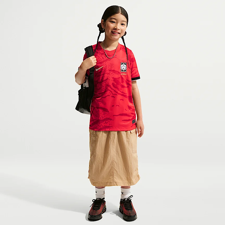 NIKE Korea National Team 2026 Stadium Home — Junior Nike Dri-FIT SoccerUniformTops - Image 6