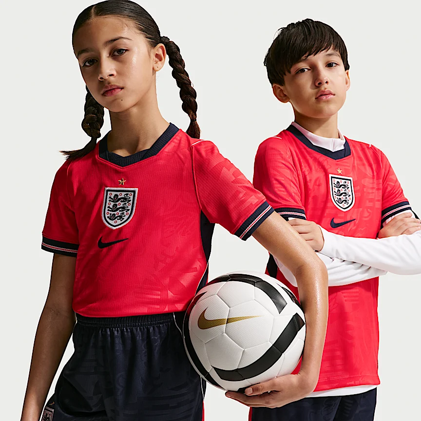 NIKE England National Team 2026 Stadium Away — Junior Nike Dri-FIT SoccerUniformTops