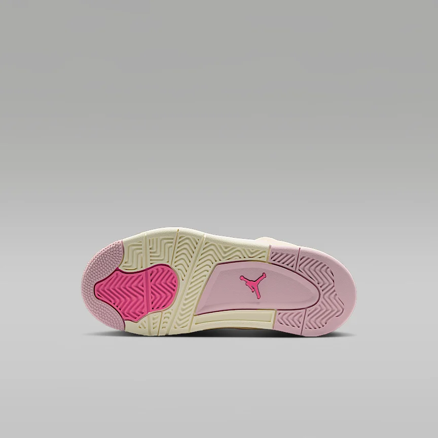 NIKE ジョーダン 4 レトロ “Pearl Pink and Iced Carmine” — リトルキッズシューズ - Image 2