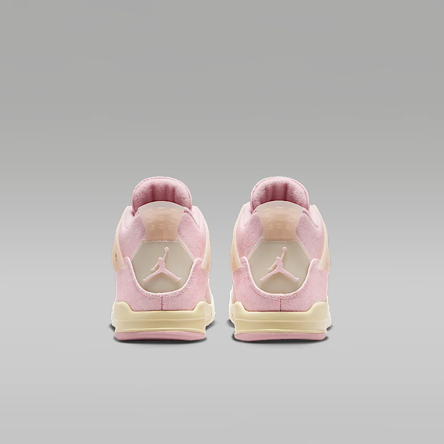 NIKE ジョーダン 4 レトロ “Pearl Pink and Iced Carmine” — リトルキッズシューズ - Image 6