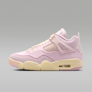 NIKE Air Jordan 4 Retro "Pearl Pink and Iced Carmine" — Women's Shoe