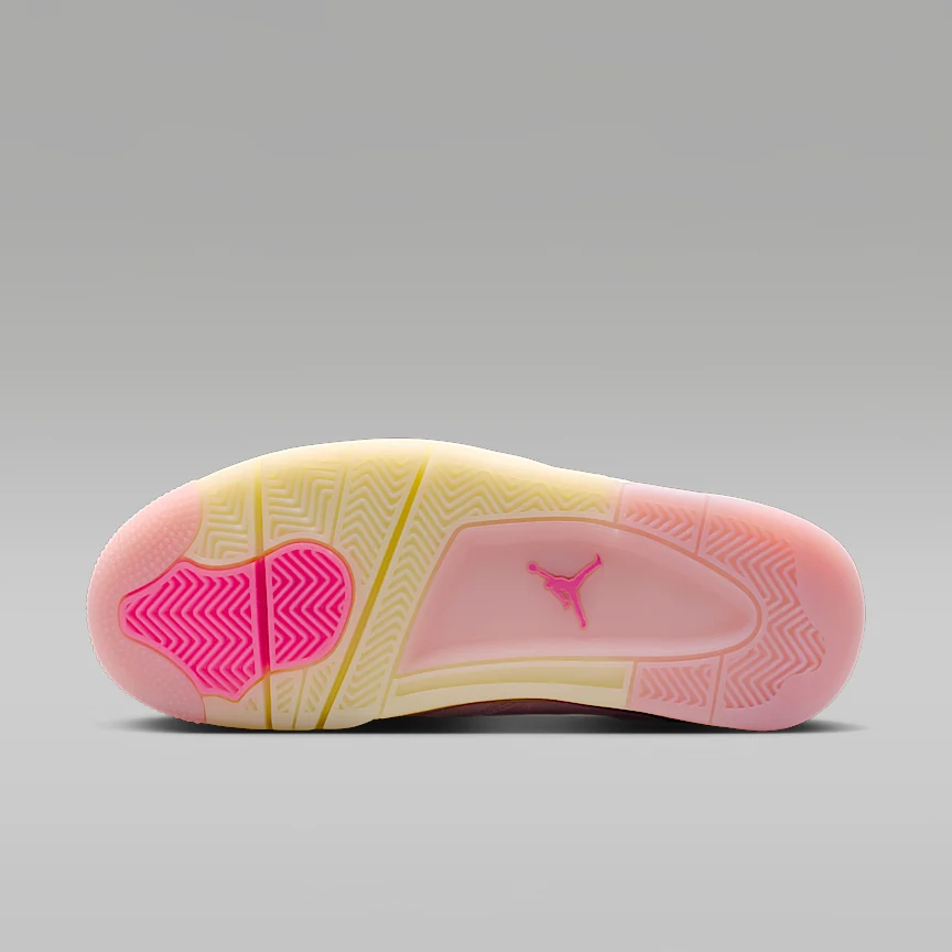 NIKE Air Jordan 4 Retro "Pearl Pink and Iced Carmine" — Women's Shoe - Image 2