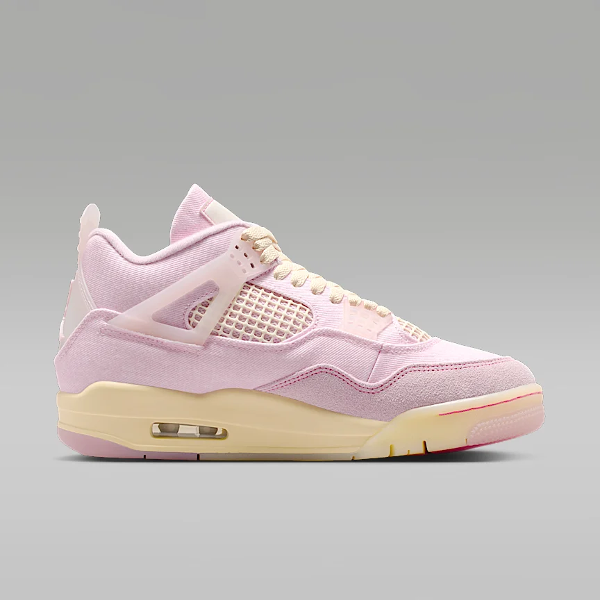 NIKE Air Jordan 4 Retro "Pearl Pink and Iced Carmine" — Women's Shoe - Image 3