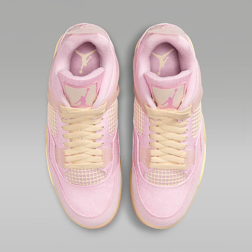 NIKE Air Jordan 4 Retro "Pearl Pink and Iced Carmine" — Women's Shoe - Image 4