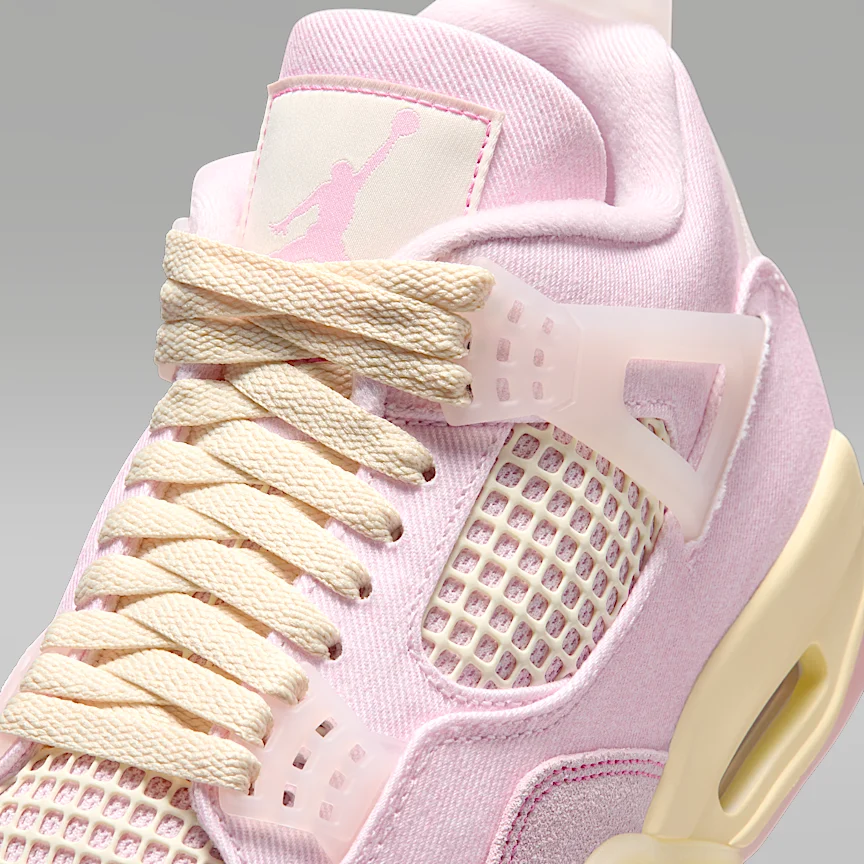 NIKE Air Jordan 4 Retro "Pearl Pink and Iced Carmine" — Women's Shoe - Image 7