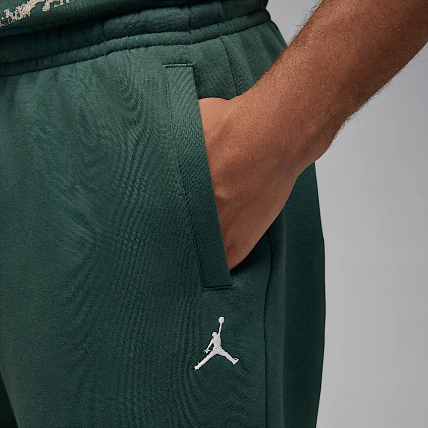 NIKE ジョーダン ブルックリン フリース — メンズ オーバーサイズド オープンヘム パンツ - Image 3