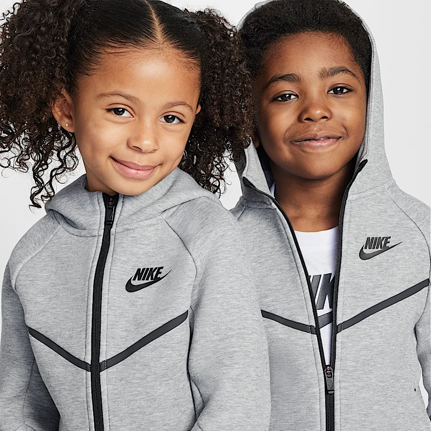NIKE Sportswear — Little Kids Tech Fleece Two-Piece Full-Zip Set - Image 4