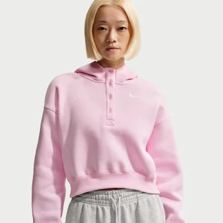 NIKE フェニックス フリース — ウィメンズ オーバーサイズド クロップド パーカー