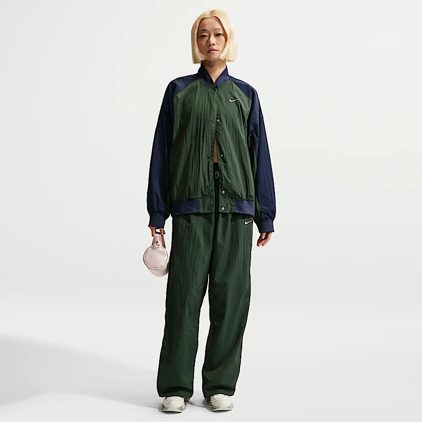 NIKE スポーツウェア — ウィメンズ ルーズ ハイウエスト パラシュート パンツ