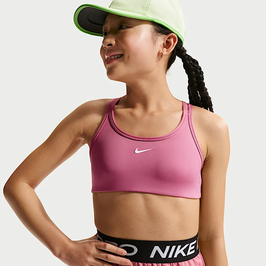 NIKE Pro Swoosh — Girls' Sports Bra