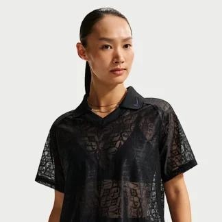 NIKE スポーツウェア — ウィメンズ ルーズ レース ポロ ジャージー トップス