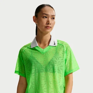 NIKE スポーツウェア — ウィメンズ ルーズ レース ポロ ジャージー トップス