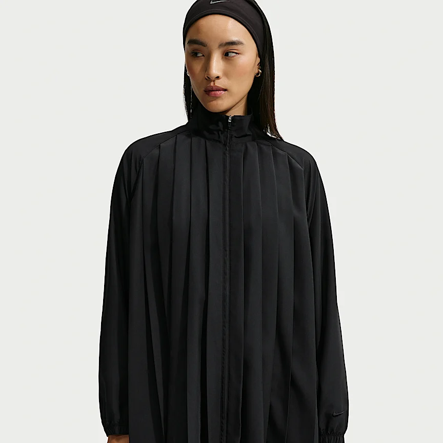 NIKE スポーツウェア — ウィメンズ オーバーサイズド リングスリーブ プリーツ ミニ ドレス - Image 2