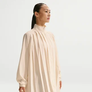NIKE スポーツウェア — ウィメンズ オーバーサイズド リングスリーブ プリーツ ミニ ドレス