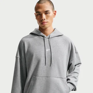 NIKE Sportswear Club — Men's Oversized Furenchi Terry Pullover Hoodie