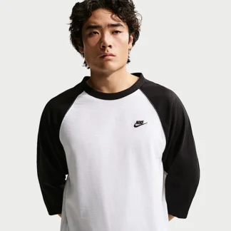 NIKE スポーツウェア クラブ — メンズ 3/4スリーブ ラグラン トップ