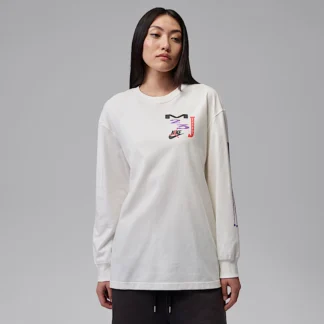 NIKE Jordan Flight — Women's Oversized Long-Sleeve T-Shirt
