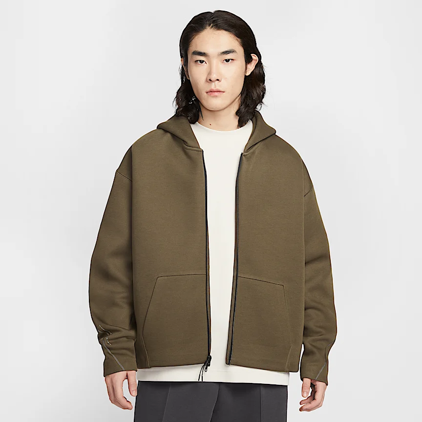 NIKE Tech — メンズ フリース フルジップ パーカー