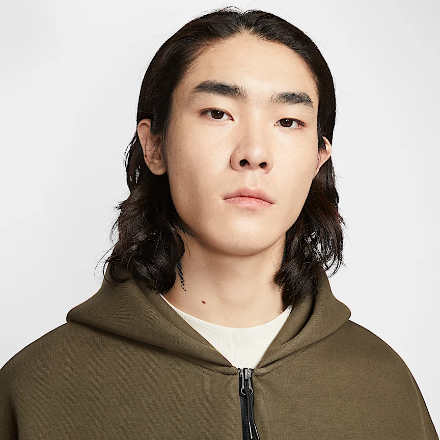 NIKE Tech — メンズ フリース フルジップ パーカー - Image 3