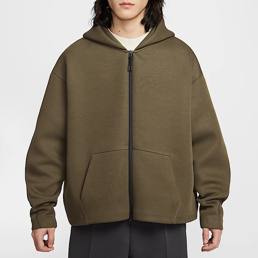 NIKE Tech — メンズ フリース フルジップ パーカー - Image 4