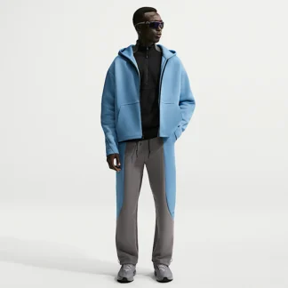 NIKE テック — メンズ カラーブロック オープンヘム フリース パンツ