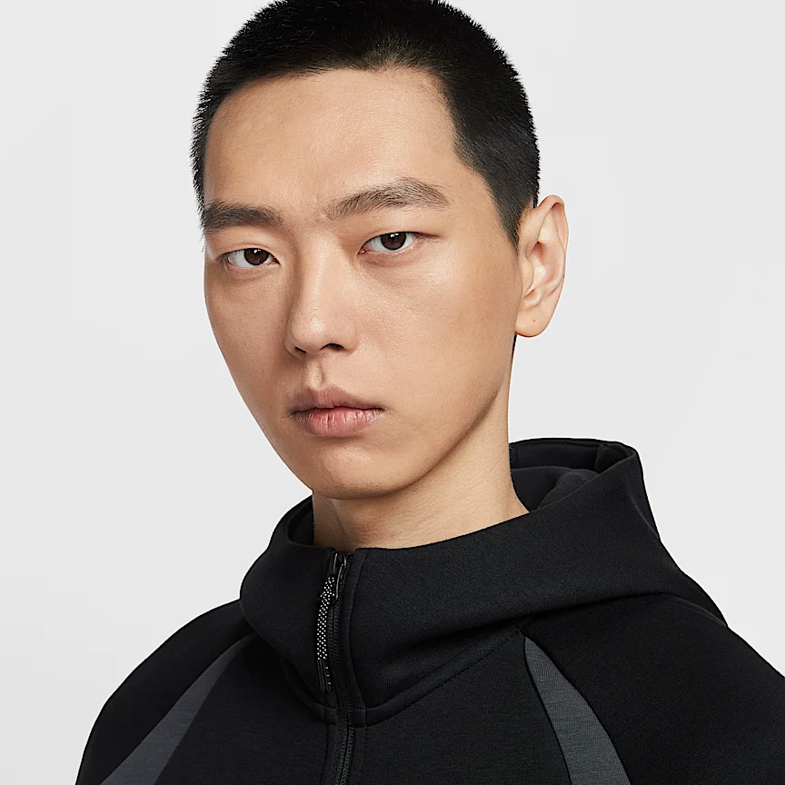 NIKE Tech — Men's Full-Zip Fleece Windrunner Jacket - Image 3