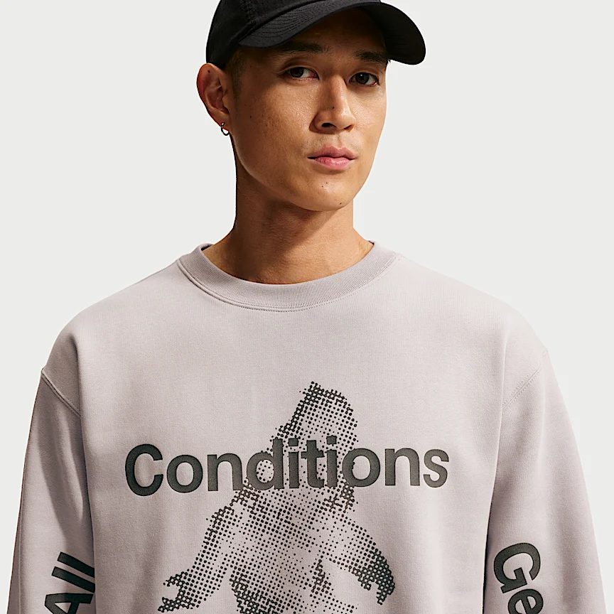 NIKE ACG "Tuff Fleece" — メンズ Therma-FIT プルオーバー クルーネック スウェットシャツ - Image 3