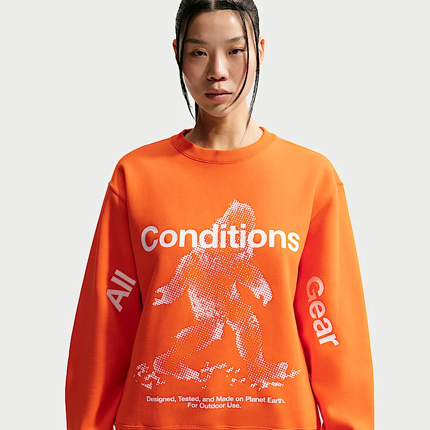 NIKE ACG "Tuff Fleece" — メンズ Therma-FIT プルオーバー クルーネック スウェットシャツ - Image 2