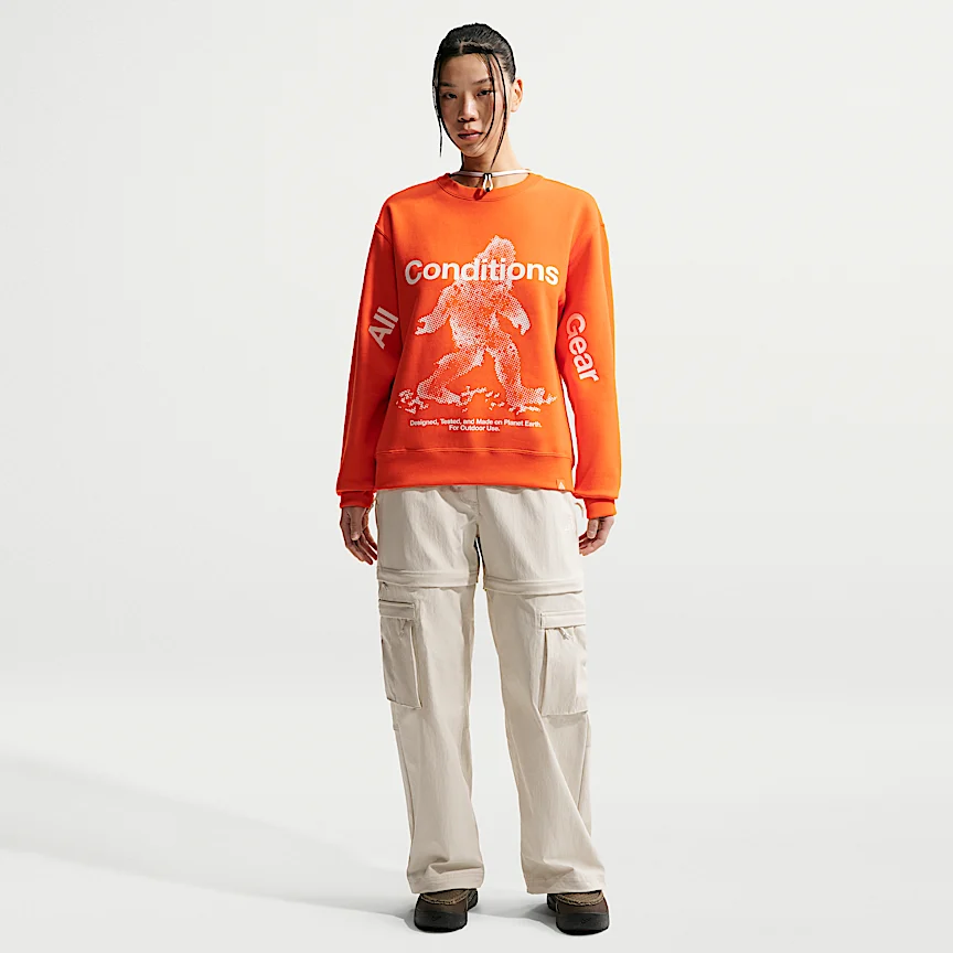 NIKE ACG "Tuff Fleece" — メンズ Therma-FIT プルオーバー クルーネック スウェットシャツ - Image 6