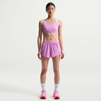 NIKE スウィフト ブリーズ — ウィメンズ Dri-FIT ミッドライズ 6cm ランニングショートパンツ (インナー付き)