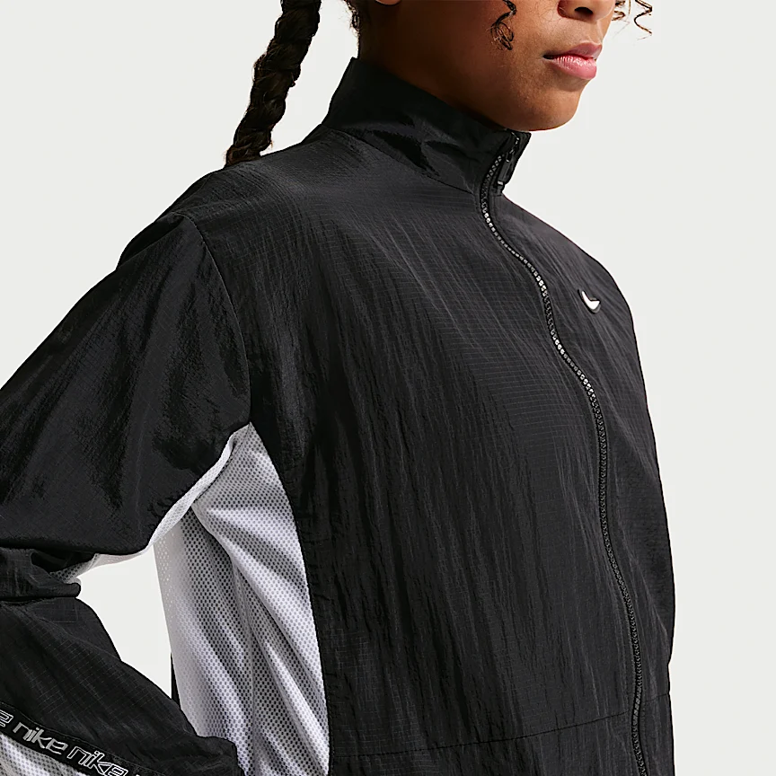 NIKE Sportswear — Big Kids' (Girls') Woven Jacket - Image 3
