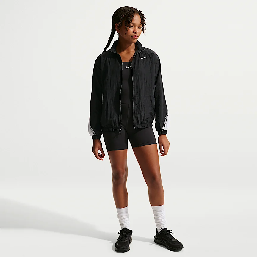 NIKE Sportswear — Big Kids' (Girls') Woven Jacket - Image 4
