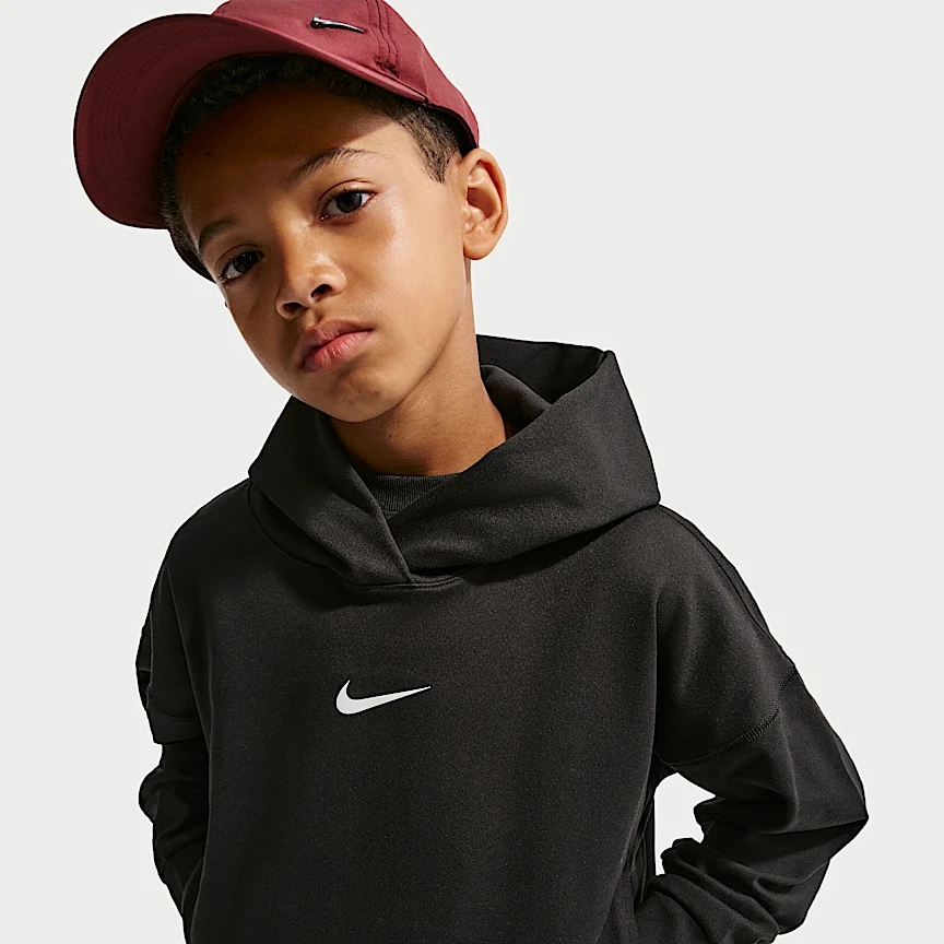 NIKE Pro — Big Kids' (Boys') Dri-FIT Fleece Pullover Hoodie