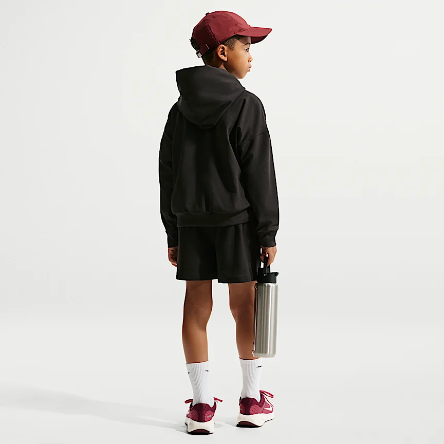 NIKE Pro — Big Kids' (Boys') Dri-FIT Fleece Pullover Hoodie - Image 5