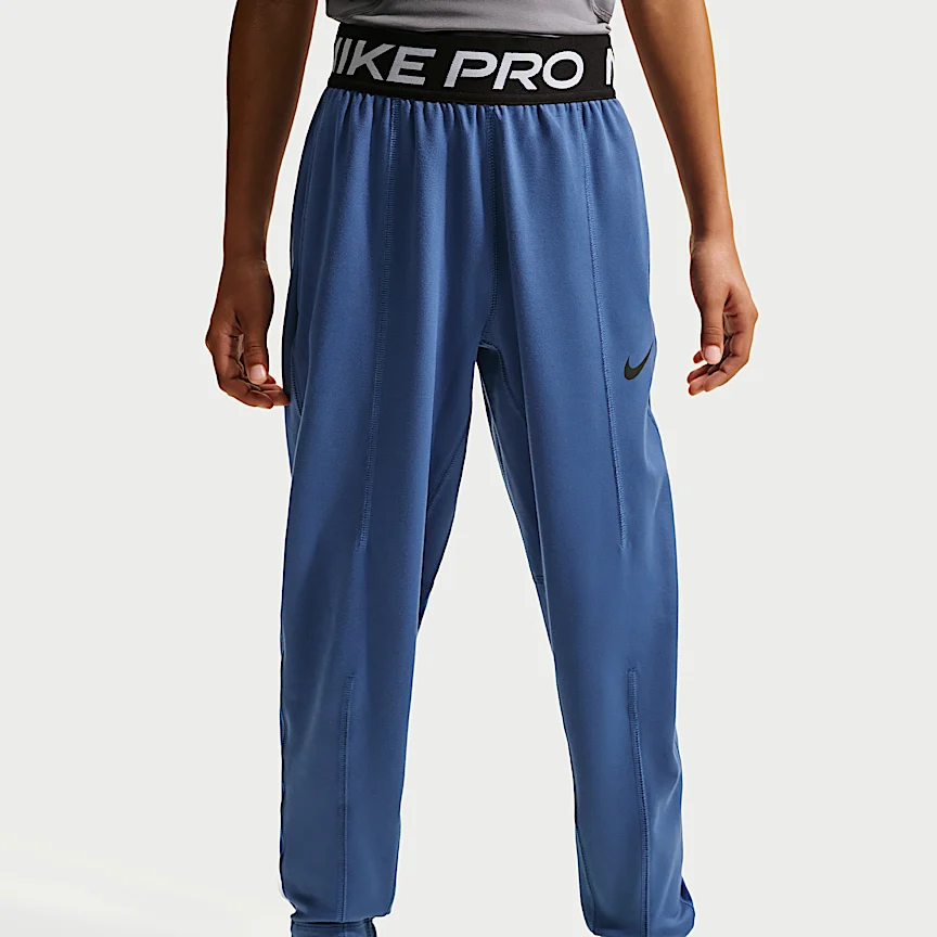 NIKE Pro — Big Kids' (Boys') Dri-FIT Fleece Pants - Image 2