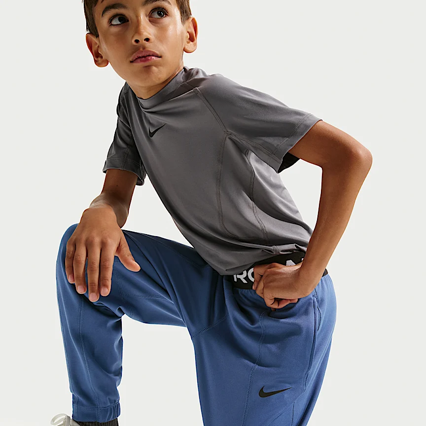 NIKE Pro — Big Kids' (Boys') Dri-FIT Fleece Pants - Image 4
