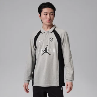 NIKE Jordan Flight — Men's Long-Sleeve Polo Jersey