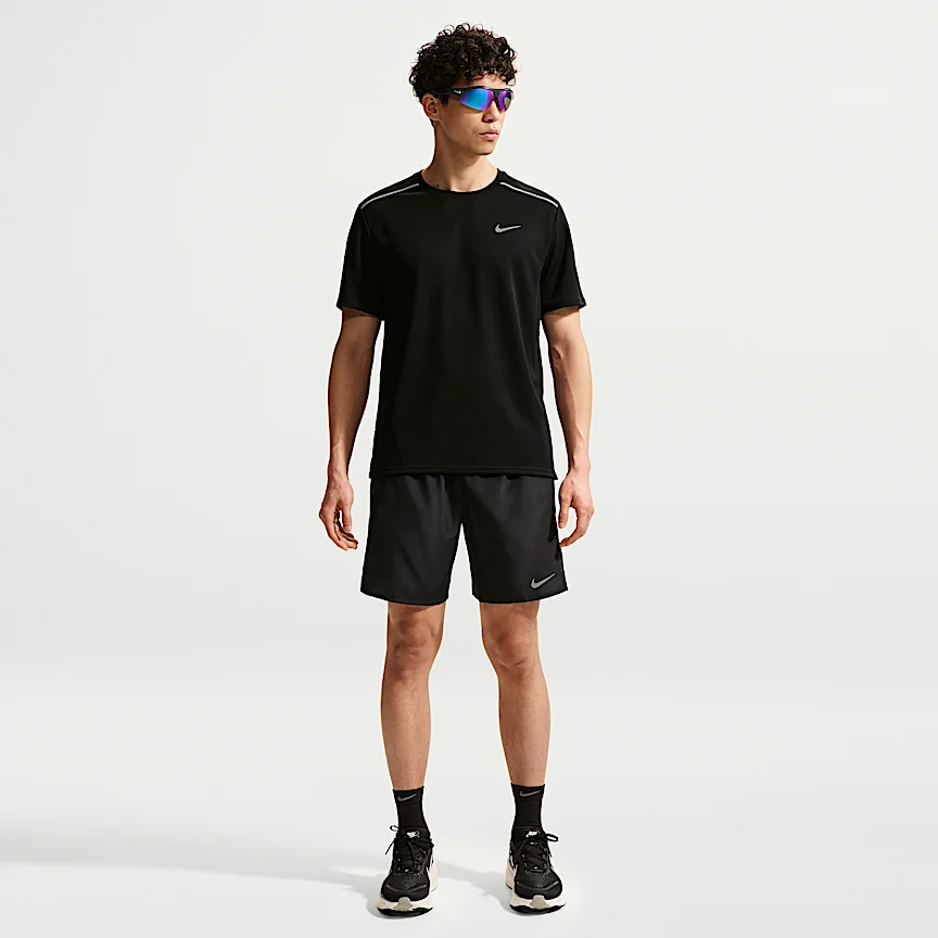 NIKE マイラー — メンズ Dri-FIT UV プロテクション ショートスリーブ ランニングトップ - Image 4
