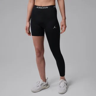 NIKE ジョーダン スポーツ — ウィメンズ ハイライズ シングルレッグ バスケットボールタイツ (左)