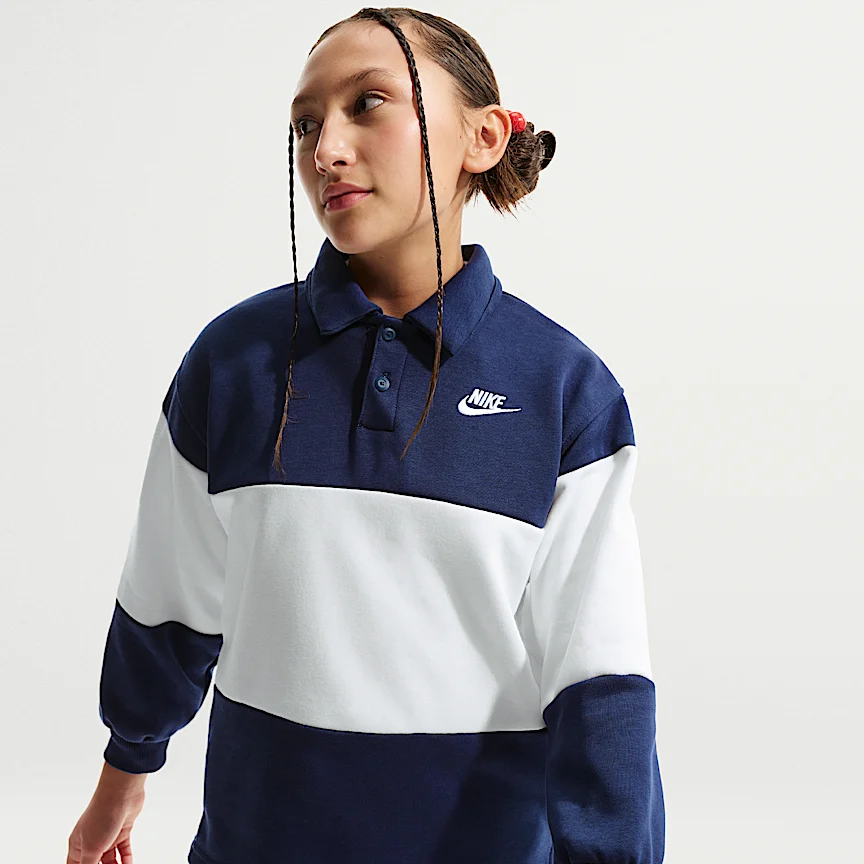 NIKE スポーツウェア クラブ — ジュニア フレンチテリー ラグビー - Image 2